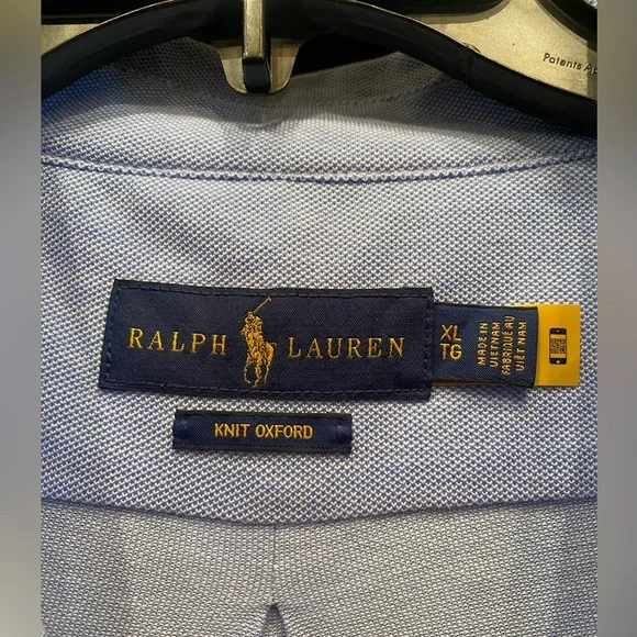 Ralph Lauren Knit Oxford Shirt (XL) - Picture 2 of 4
